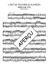 L'art de toucher le clavecin - Prélude N°8 -
